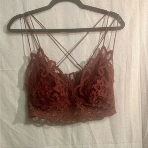 Free People  Lace Cropped Bralette